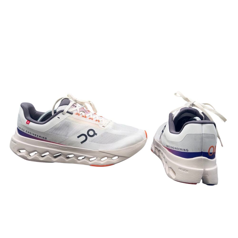 On Cloudsurfer Next Running Shoes White Pink Orange Women’s US 9.5 EU 41